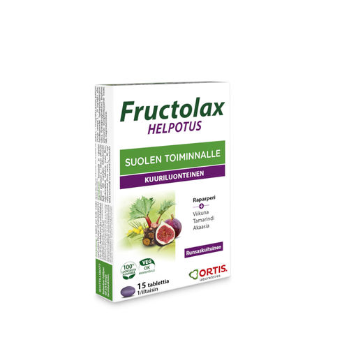 FRUCTOLAX HELPOTUS edistämään suoliston toimintaa 30 tablettia