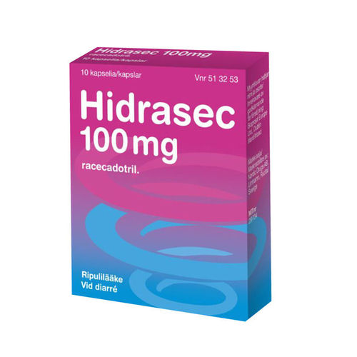 HIDRASEC ripulilääke 100 mg 10 kapselia