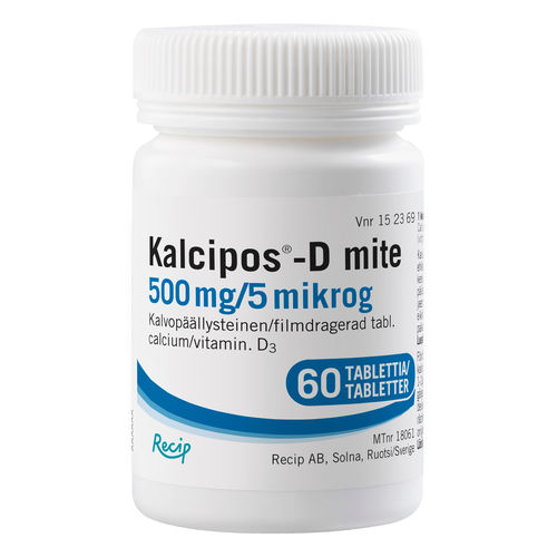 KALCIPOS-D MITE tabletti nieltävä kalsiumlisä