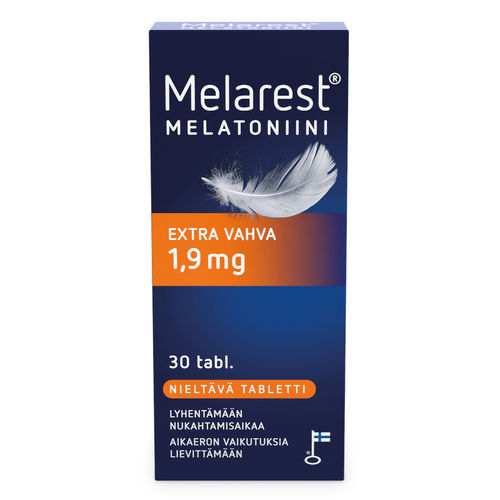 MELAREST EXTRA VAHVA 1,9 mg nieltävä melatoniini