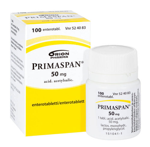 PRIMASPAN 50 mg 100 enterotablettia, purkki
