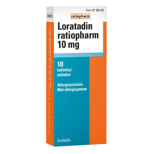 LORATADIN ratiopharm 10 mg allergialääke
