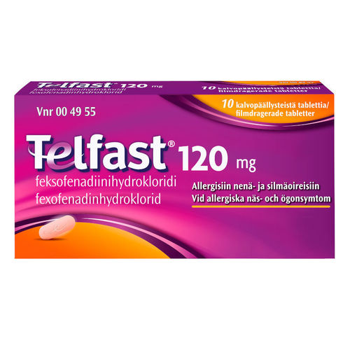 TELFAST 120 mg tabletti