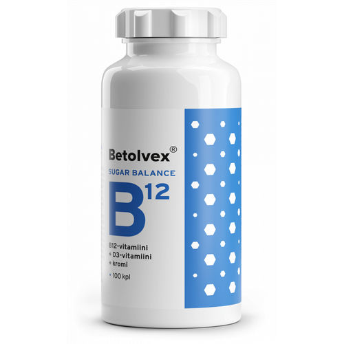 BETOLVEX SUGAR BALANCE B12-VITAMIINI 1 mg 100 tablettia