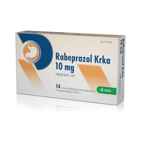 RABEPRAZOL KRKA 10 mg 14 enterotablettia