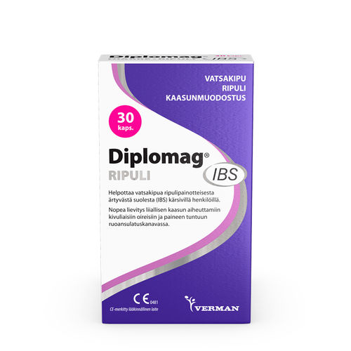 DIPLOMAG IBS RIPULI IBS-oireiden hoitoon 30 kapselia
