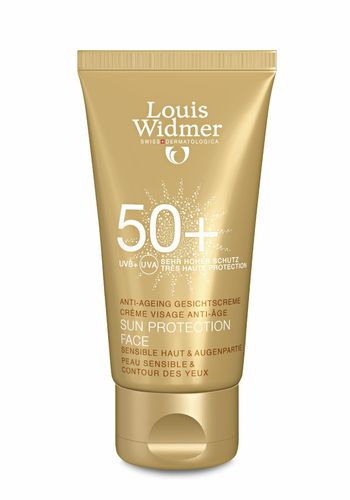 LOUIS WIDMER SUN PROTECTION FACE aurinkovoide SPF 50+ 50 ml