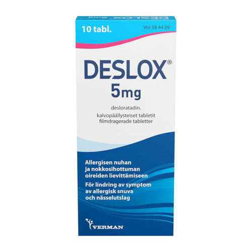 DESLOX 5 mg allergialääke