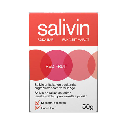 SALIVIN RED FRUIT imeskelytabletti