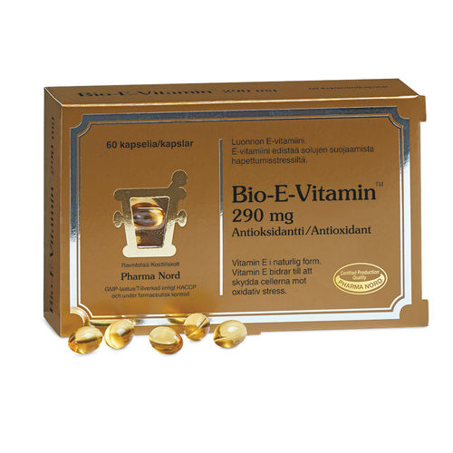 BIO-E-VITAMIN 290 mg 60 kapselia