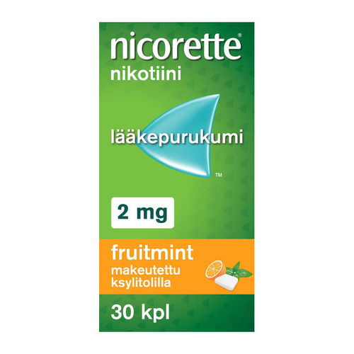 NICORETTE FRUITMINT nikotiinipurukumi 2 mg