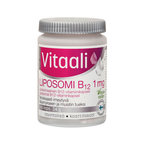 VITAALI LIPOSOMI B12-VITAMIINI 1 mg 60 kapselia *