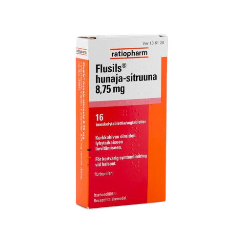FLUSILS hunaja-sitruuna 8,75 mg imeskelytabletti